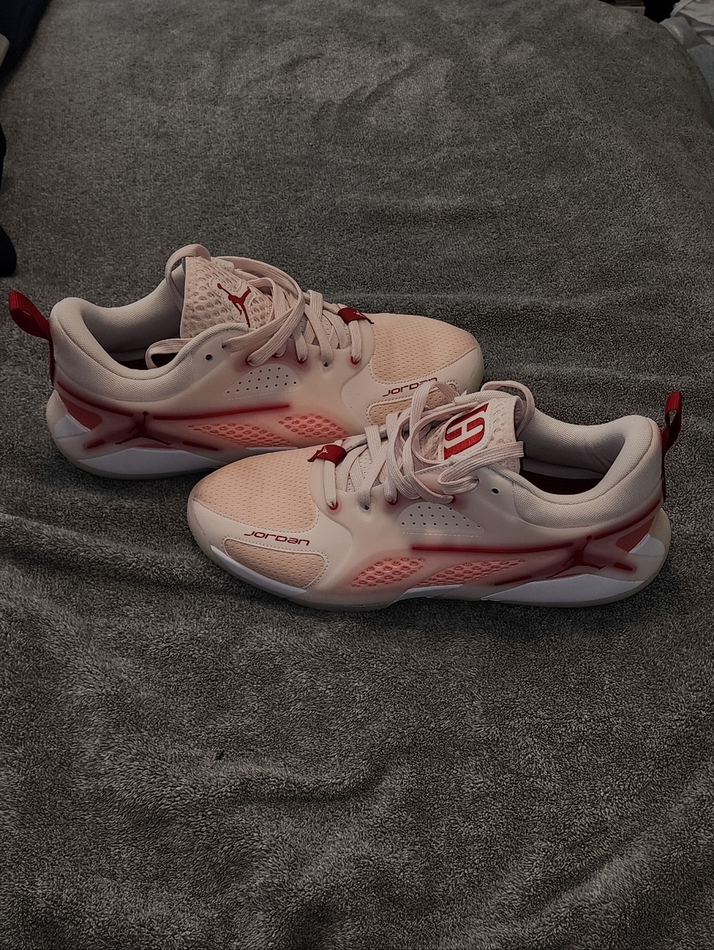 Jordan Heir Sneakers NWOT – Size 12 – Pink/Red For Her White